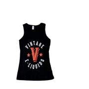 Red on Black Tank T
