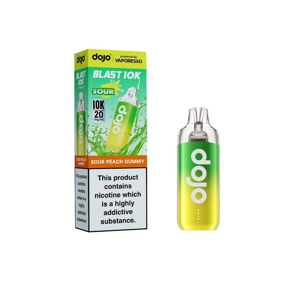 Dojo Blast 10k Sour Peach Gummy Kit