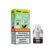 Dojo Blast 10k Sour Peach Gummy Pods