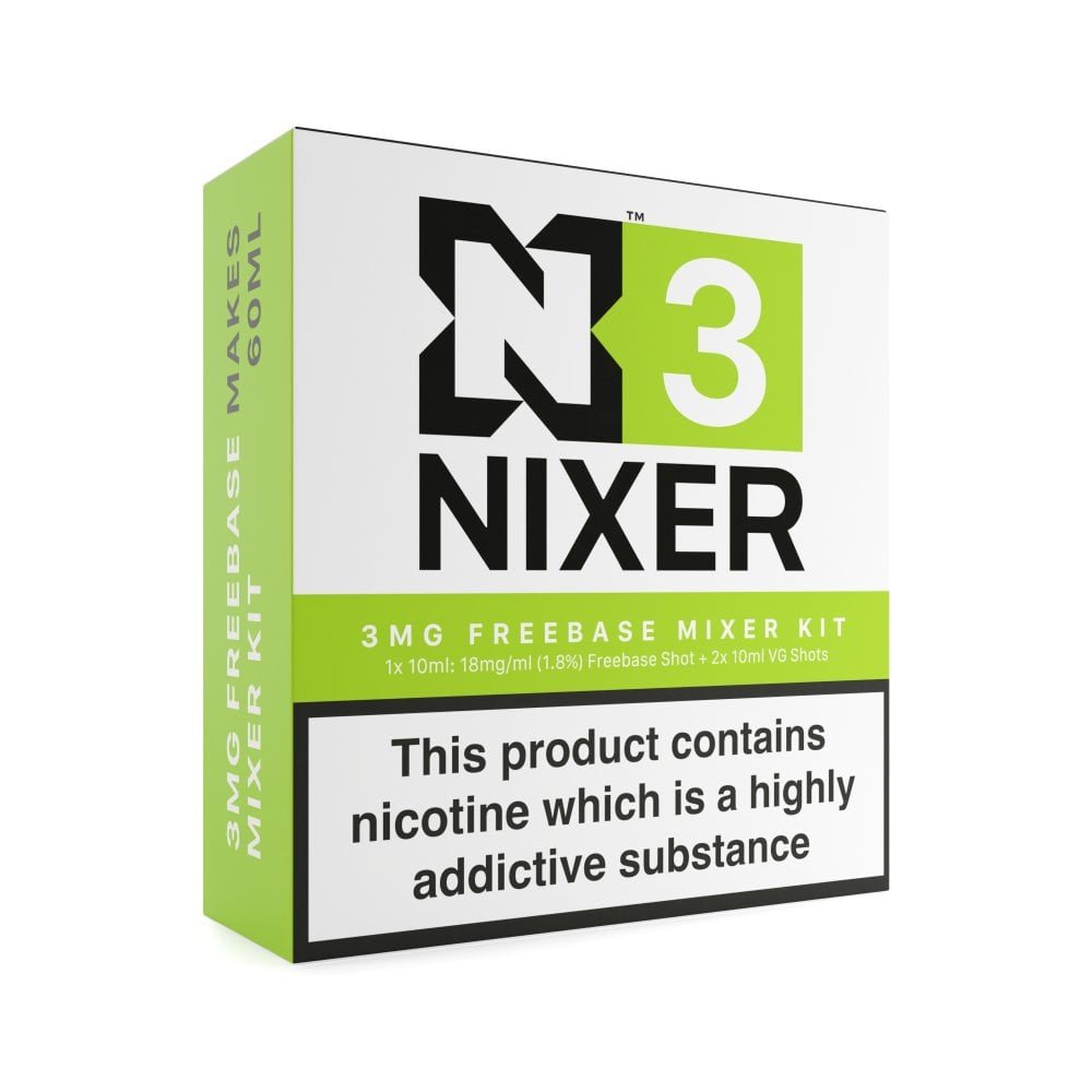 3mg High VG Mixer Kit Containing 3 x 10ml Bottles