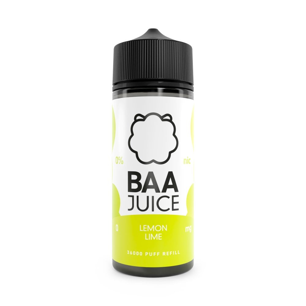 BAA Juice Lemon Lime 100ml 5050 Shortfill