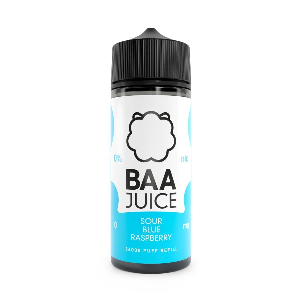 BAA Juice Sour Blue Raspberry 100ml 5050 Shortfill