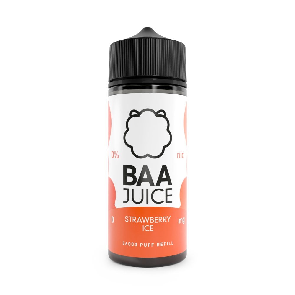 BAA Juice Strawberry Ice 100ml 5050 Shortfill