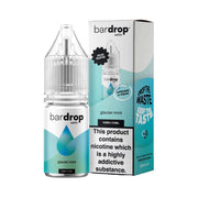 Bar Drop Glacier Mint Nic Salt in a 10ml Bottle Size