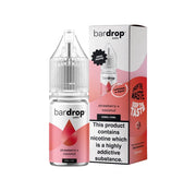 Bar Drop Strawberry Coconut Nic Salt in a 10ml Bottle Size