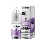 Bar Drop Sweet Blackcurrant Nic Salt in a 10ml Bottle Size