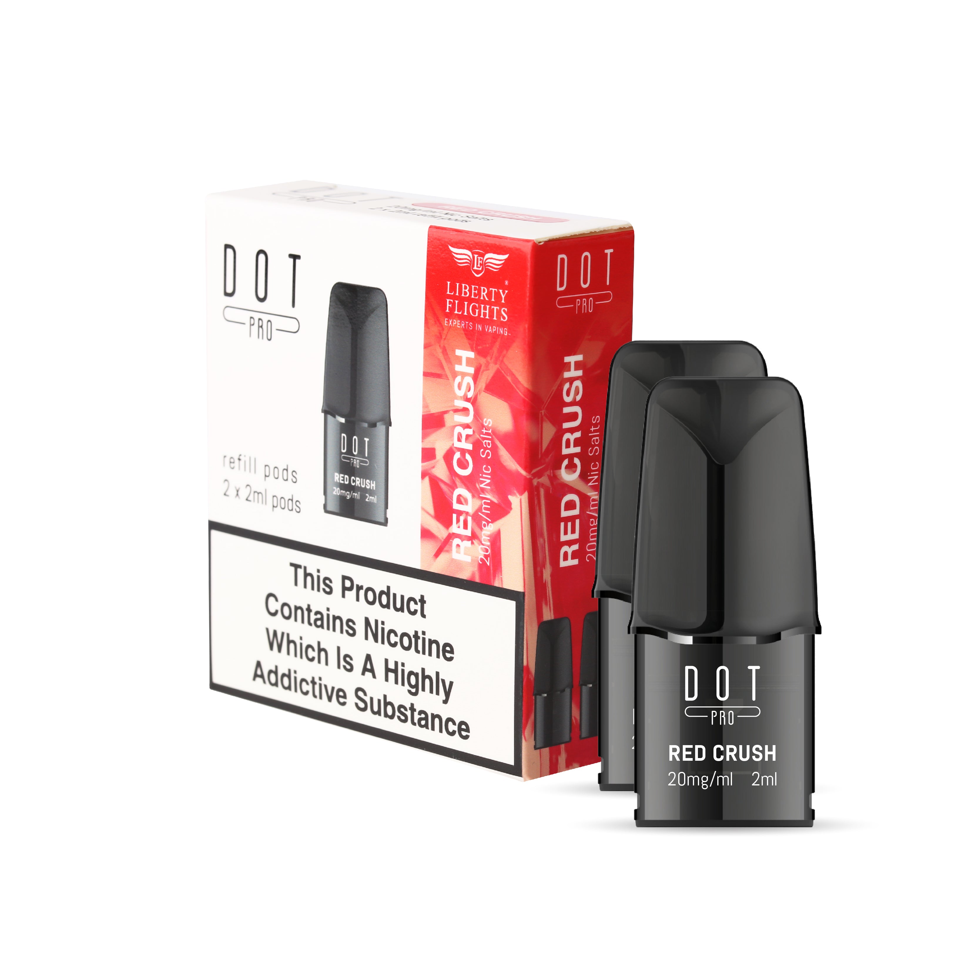 Red Crush Dot PRO Refill Pods
