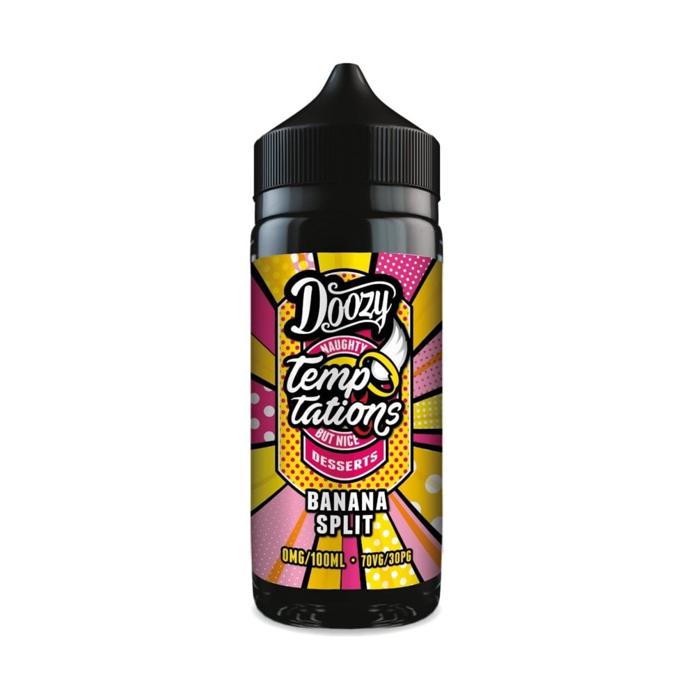 Doozy Temptations Banana Split 100ml Shortfill