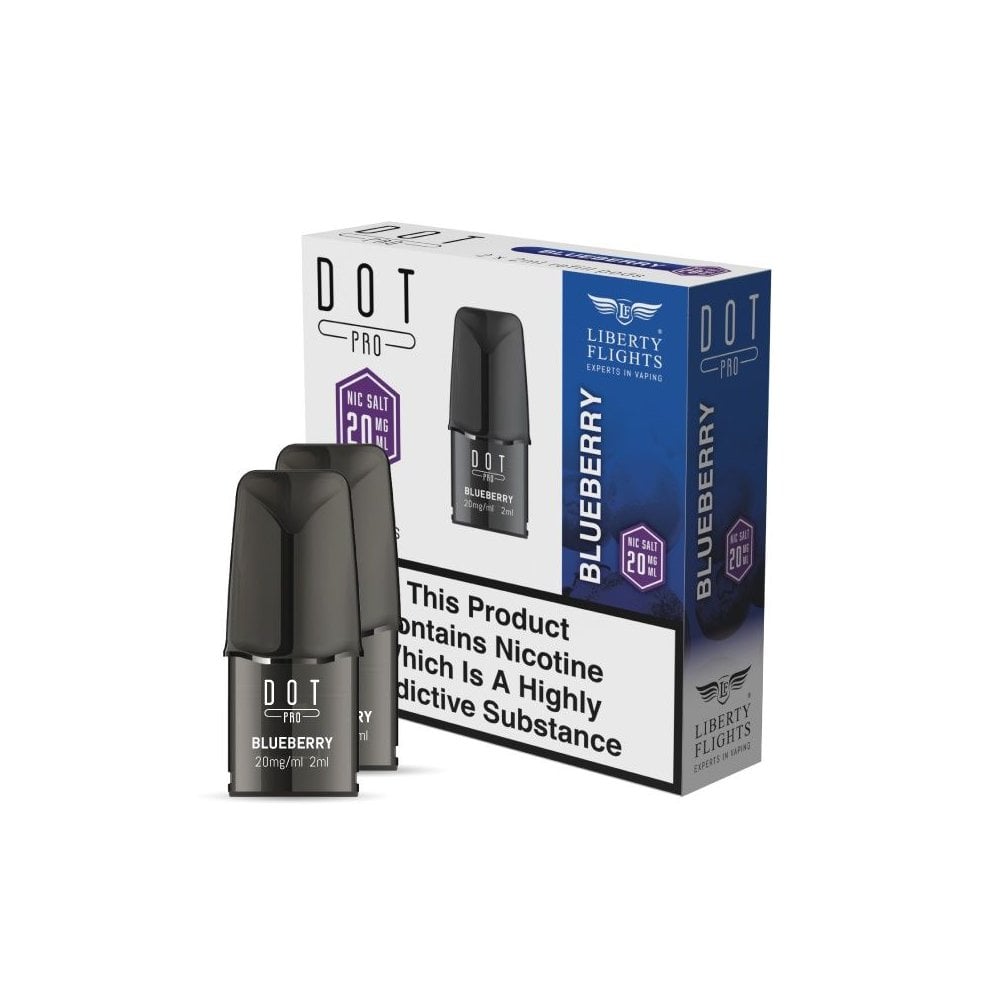 Dot PRO Blueberry 2ml Pre-filled Replacement Pods for the DOT Pro Vape Kit