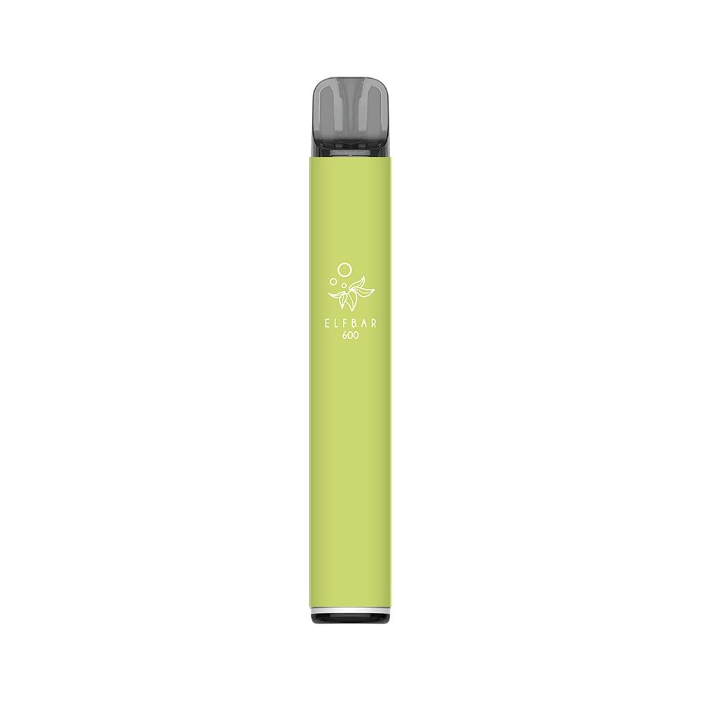 Elf Bar 600 Apple Peach Kit includes a rechargeable vape device from Elf Bar and a 2ml pre-filled replaceable pod