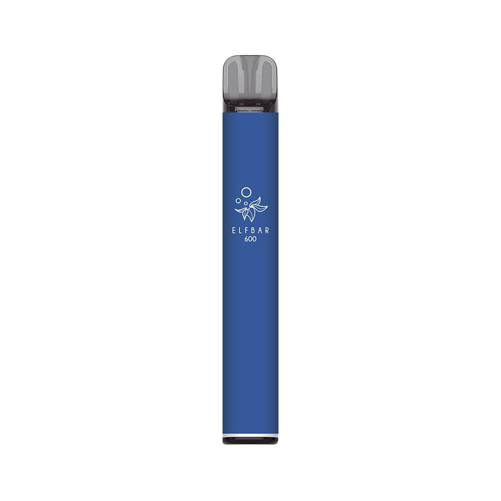 Elf Bar 600 Blueberry Kit including a rechargeable vape device and a pre-filled 2ml pod