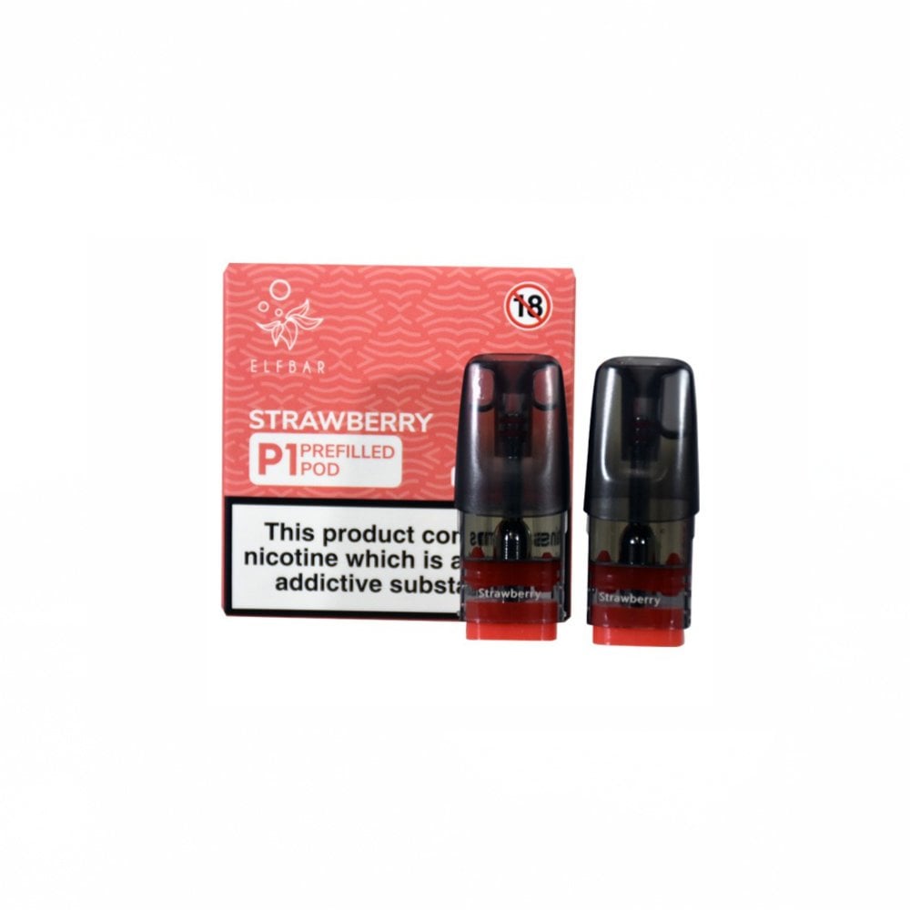 Elf Bar Strawberry Pre Filled P1 Pods for the Elf Bar Mate 500