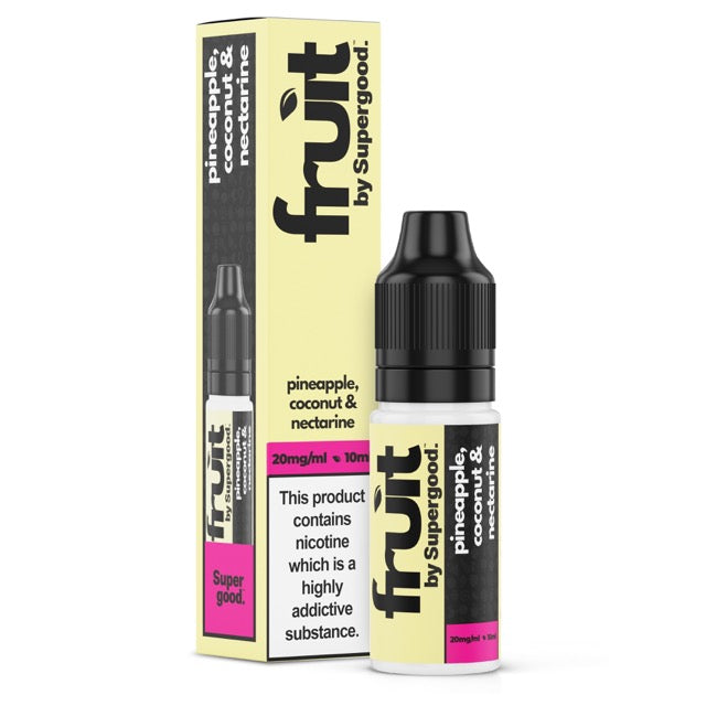 Frit by Supergood Pineapple  Coconut Nectarine Nic Salts in a 10ml Bottle Size