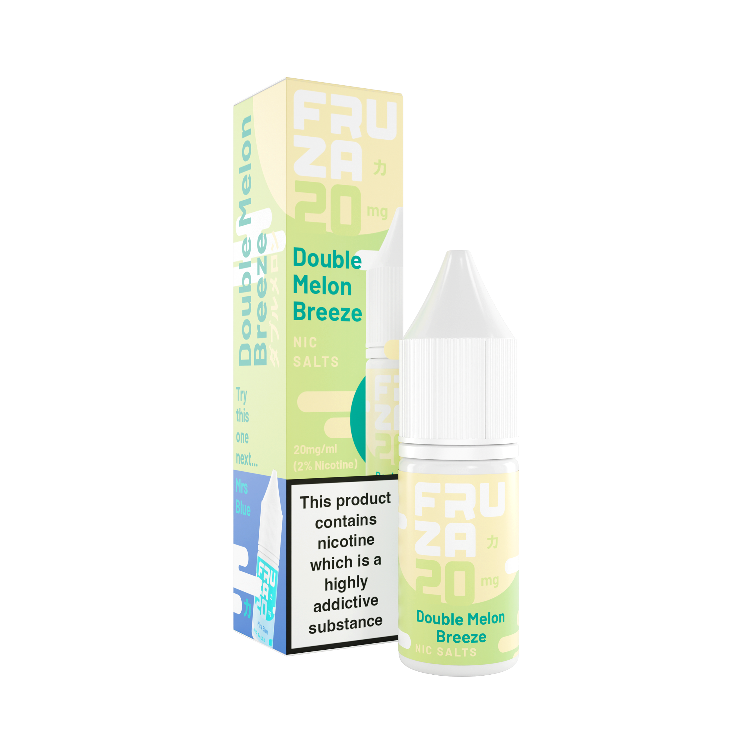 Fruza Double Melon Breeze Salts in a 10ml Bottle
