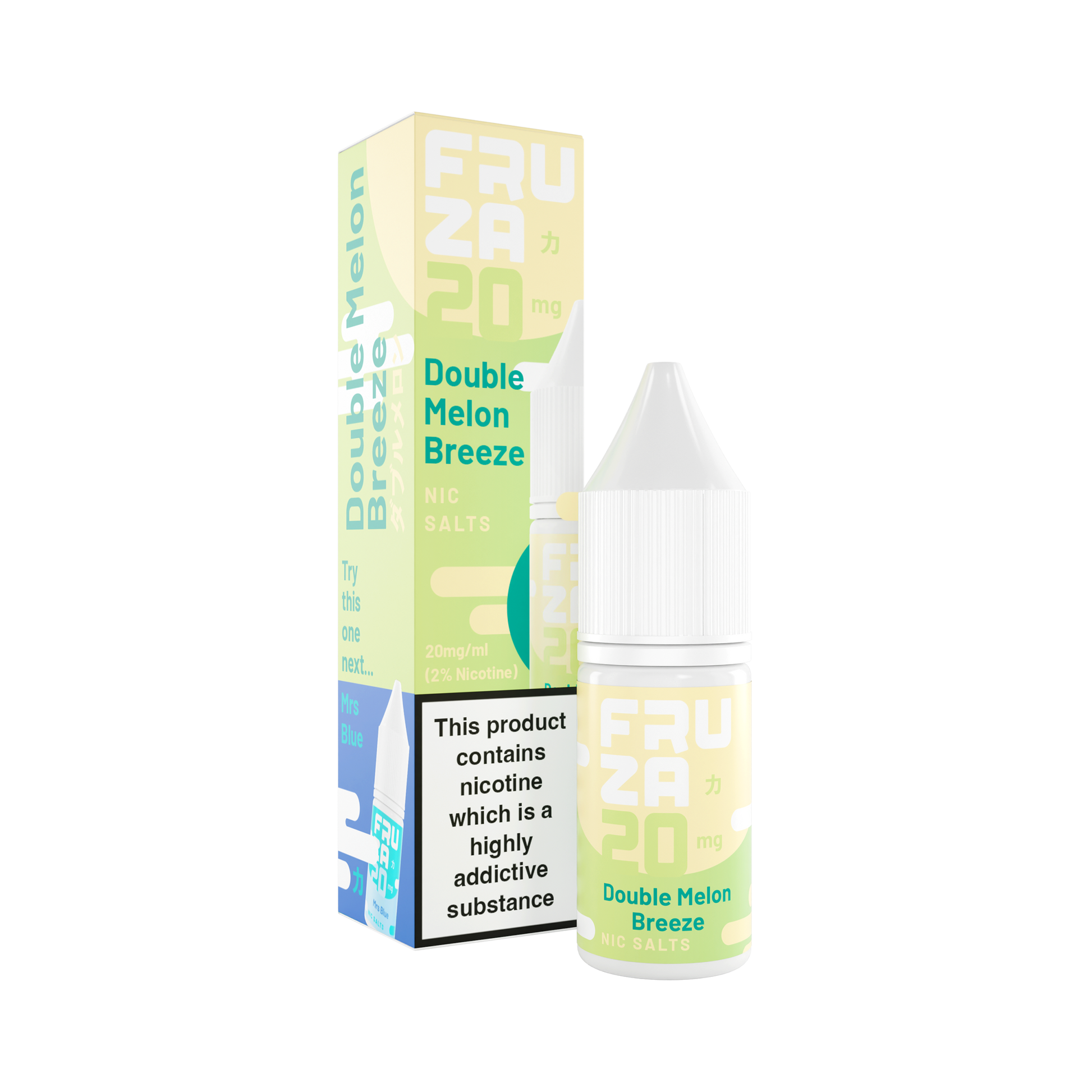 Fruza Double Melon Breeze Salts in a 10ml Bottle