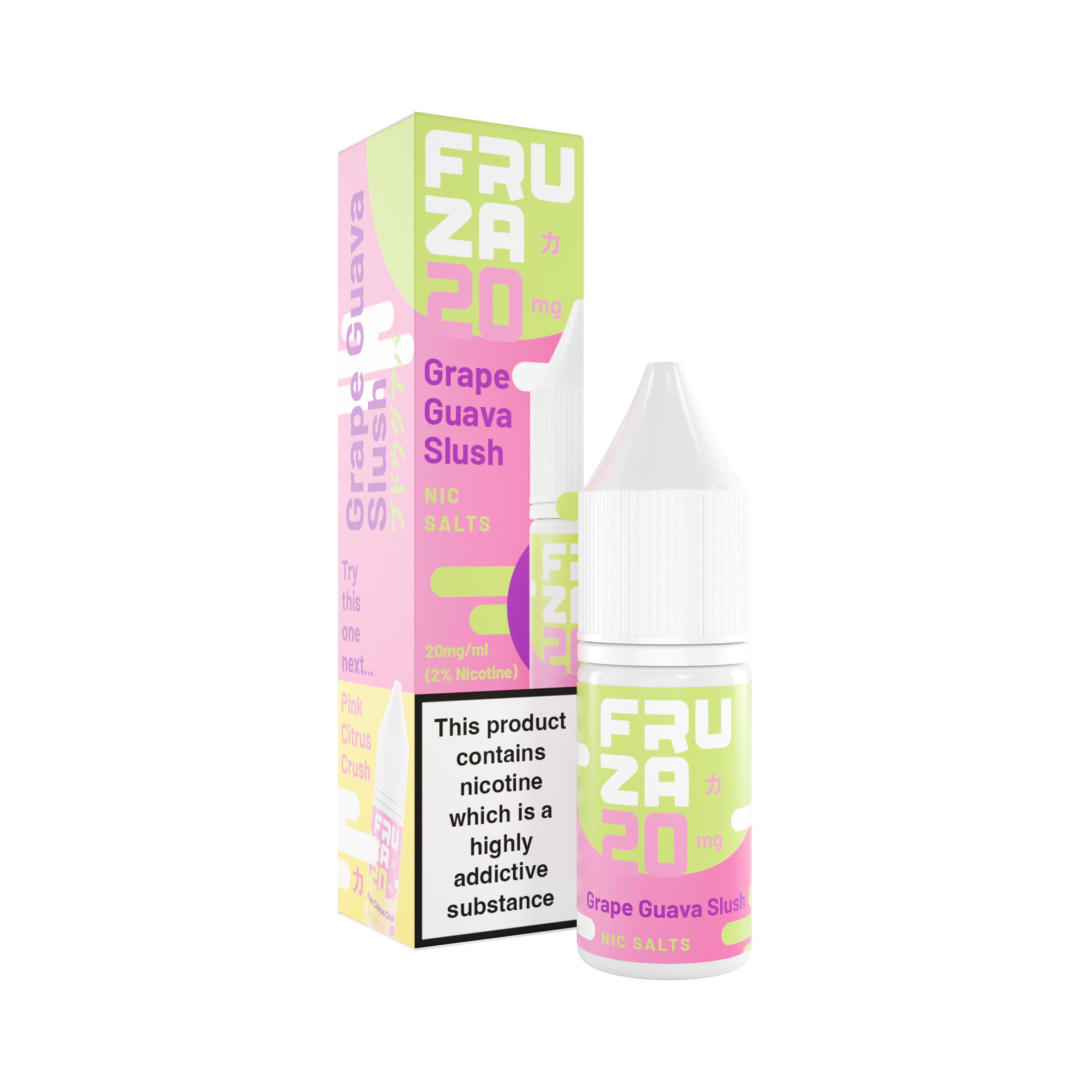 Fruza Grape Guava Slush Salts in a 10ml Bottle