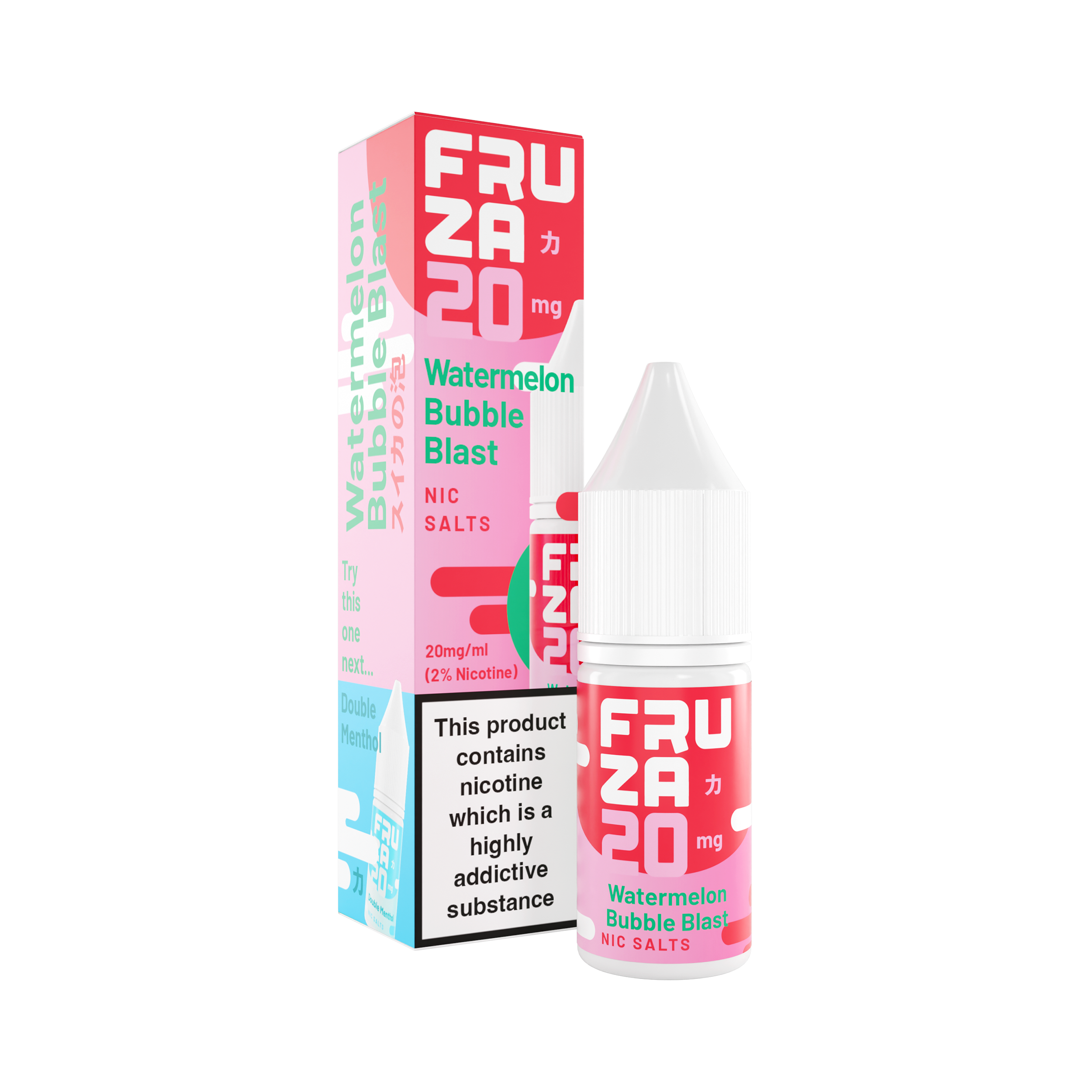Fruza Watermelon Bubble Blast Salts in a 10ml Bottle