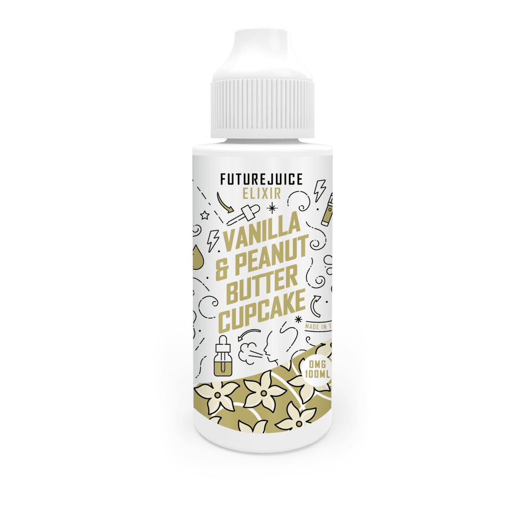 Future Juice Vanilla & Peanut Butter Cupcake 100ml Shortfill E-liquid