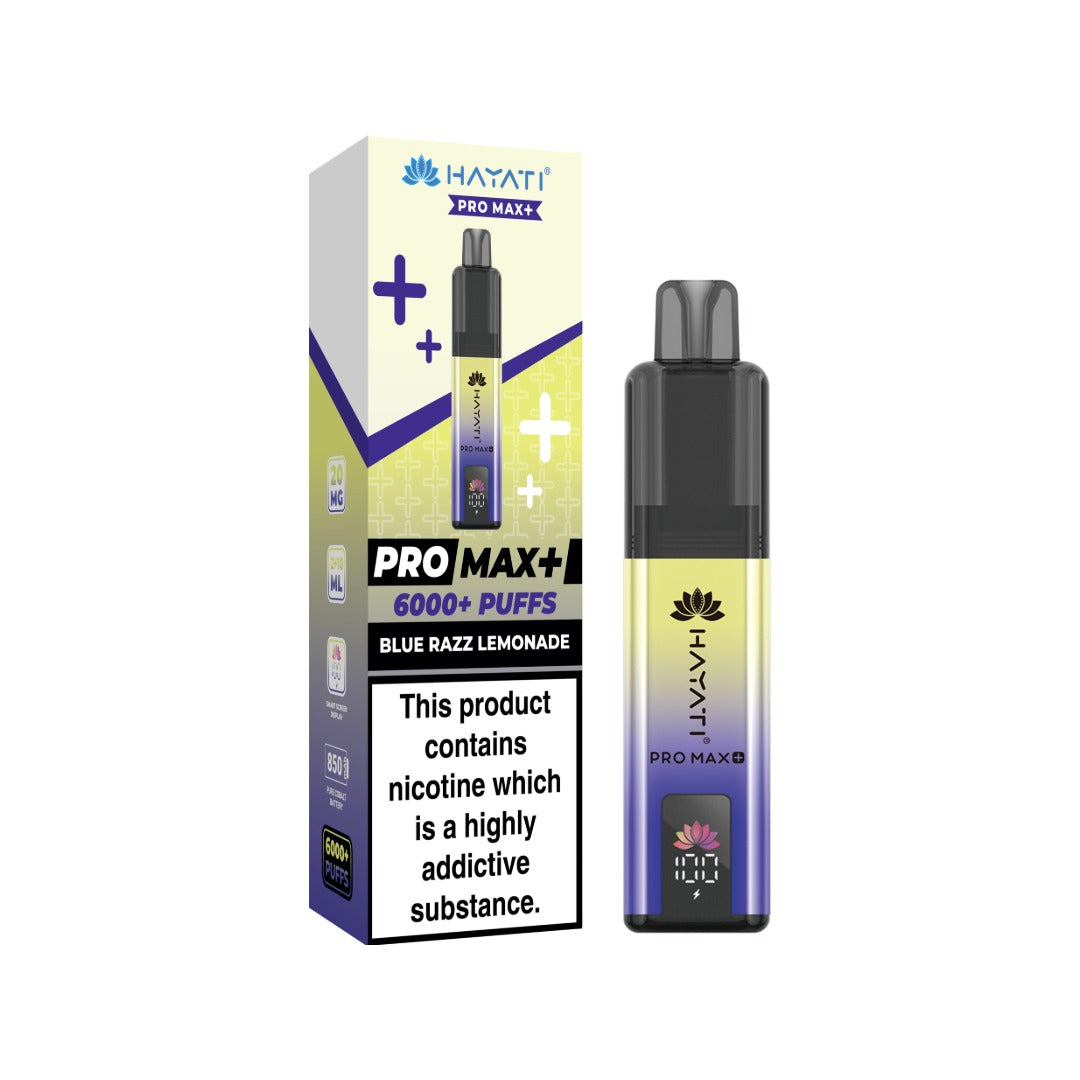 Hayati Pro Max Plus Kit Blue Razz Lemonade