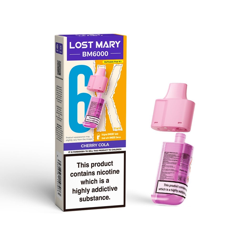 Lost Mary BM6000 Cherry Cola Pre-filled Pods