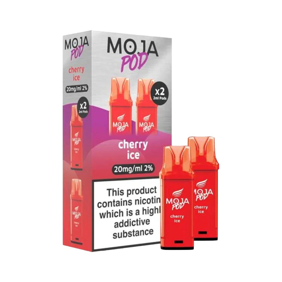 Moja Pod Cherry Ice x 2 Pack of pre-filled pods in 20mg