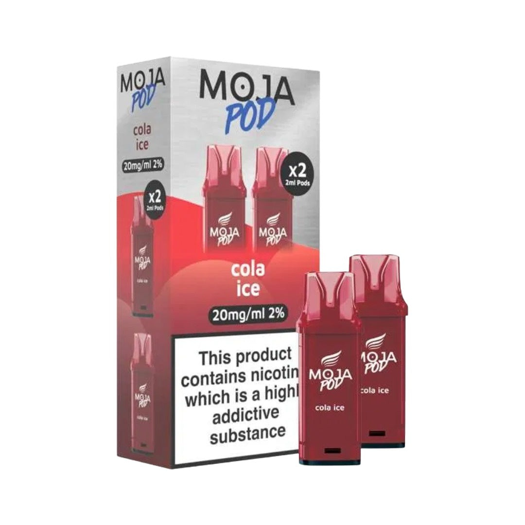 Moja Pod Cola Ice x 2 Pack of pre-filled pods in 20mg