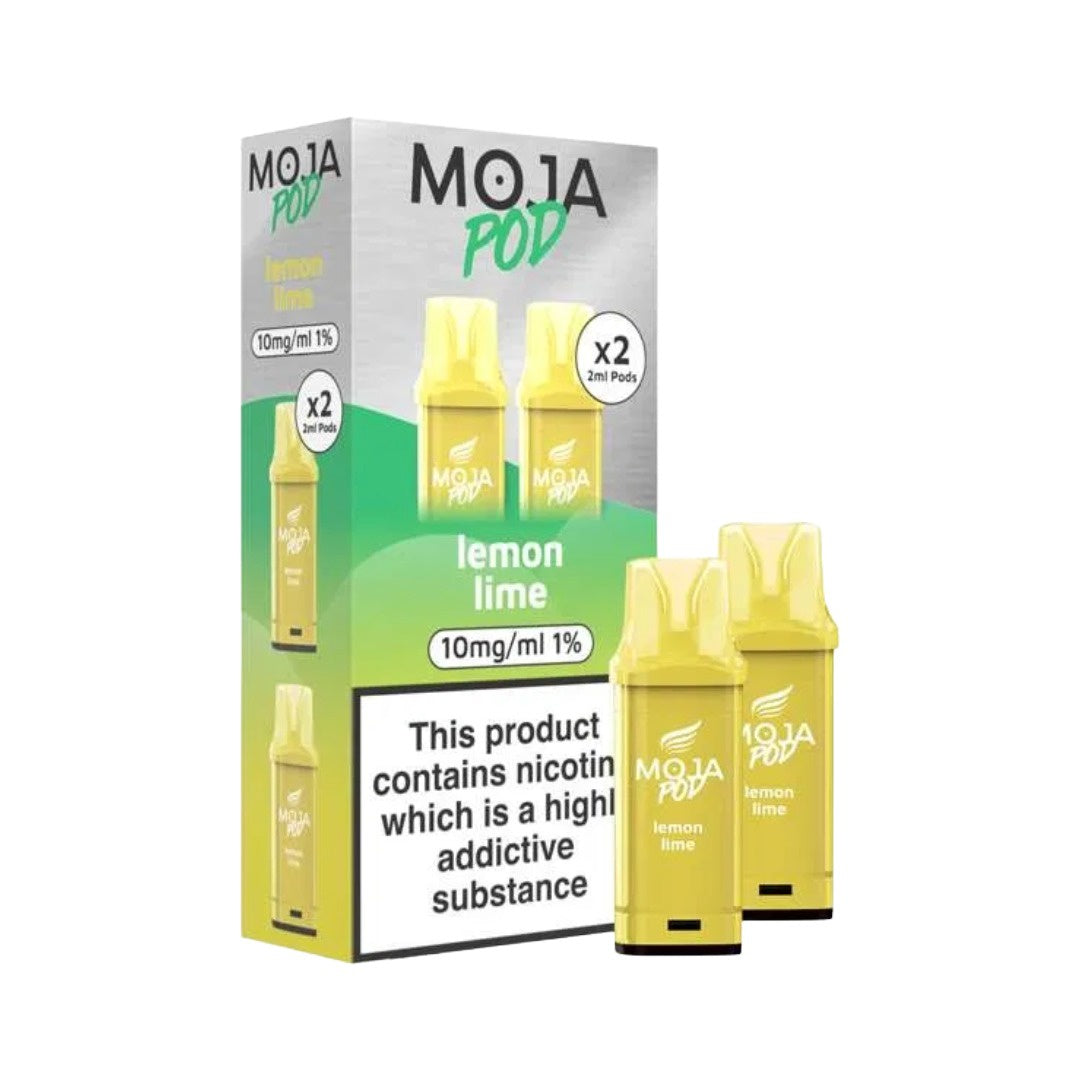 Moja Pod Lemon Lime x 2 Pack of pre-filled pods in 10mg