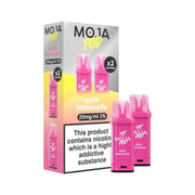 Moja Pod Pink Lemonade x 2 Pack of pre-filled pods in 20mg