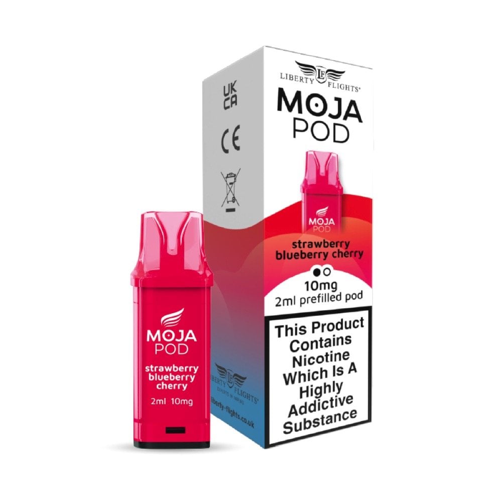 Moja Pod Strawberry Blueberry Cherry 2ml pre-filled pod