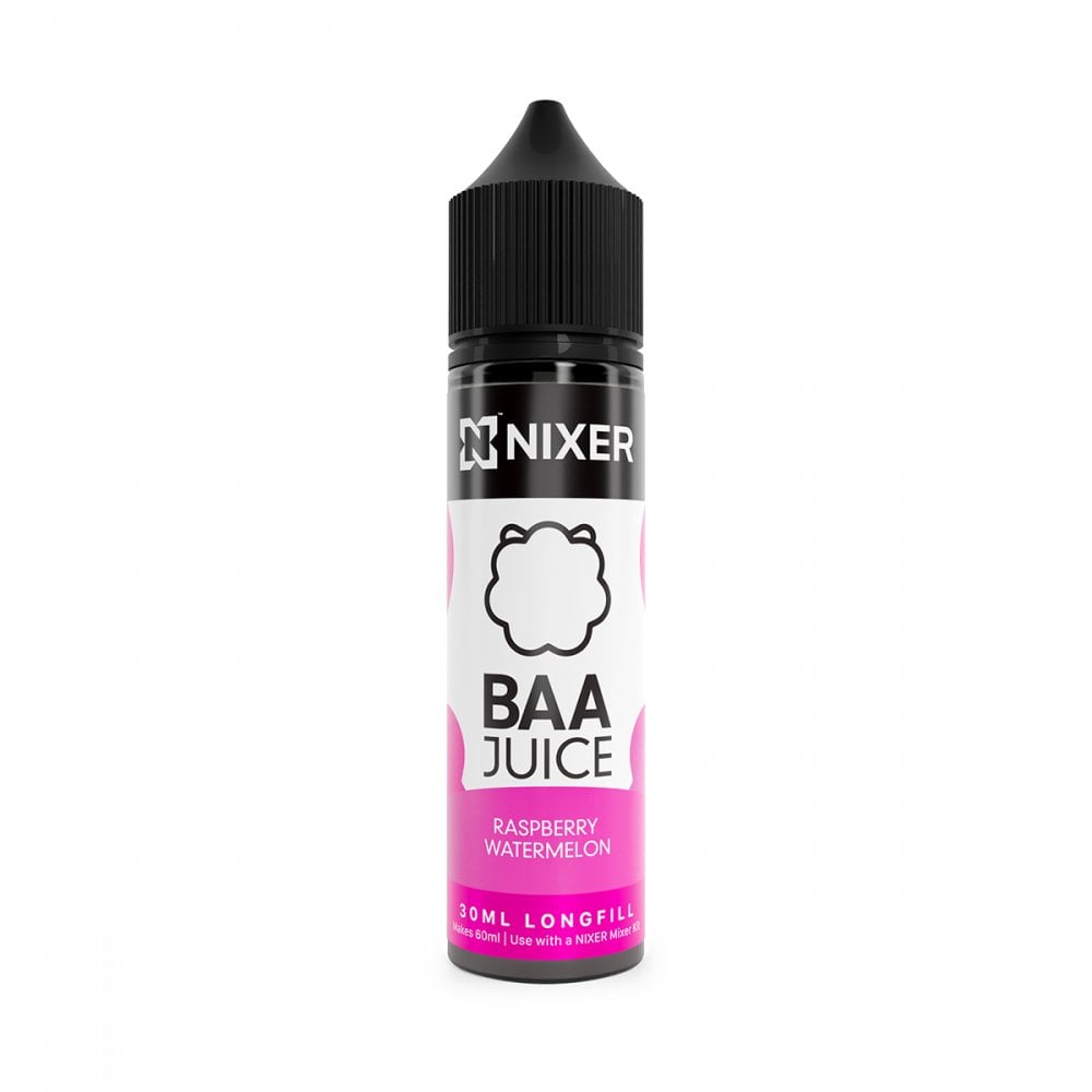 Nixer x BAA Juice Raspberry Watermelon Longfill E-liquid