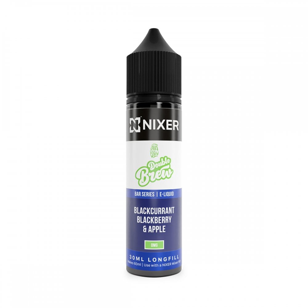 Nixer x Double Brew Blackcurrant Blackberry & Apple Longfill E-liquid