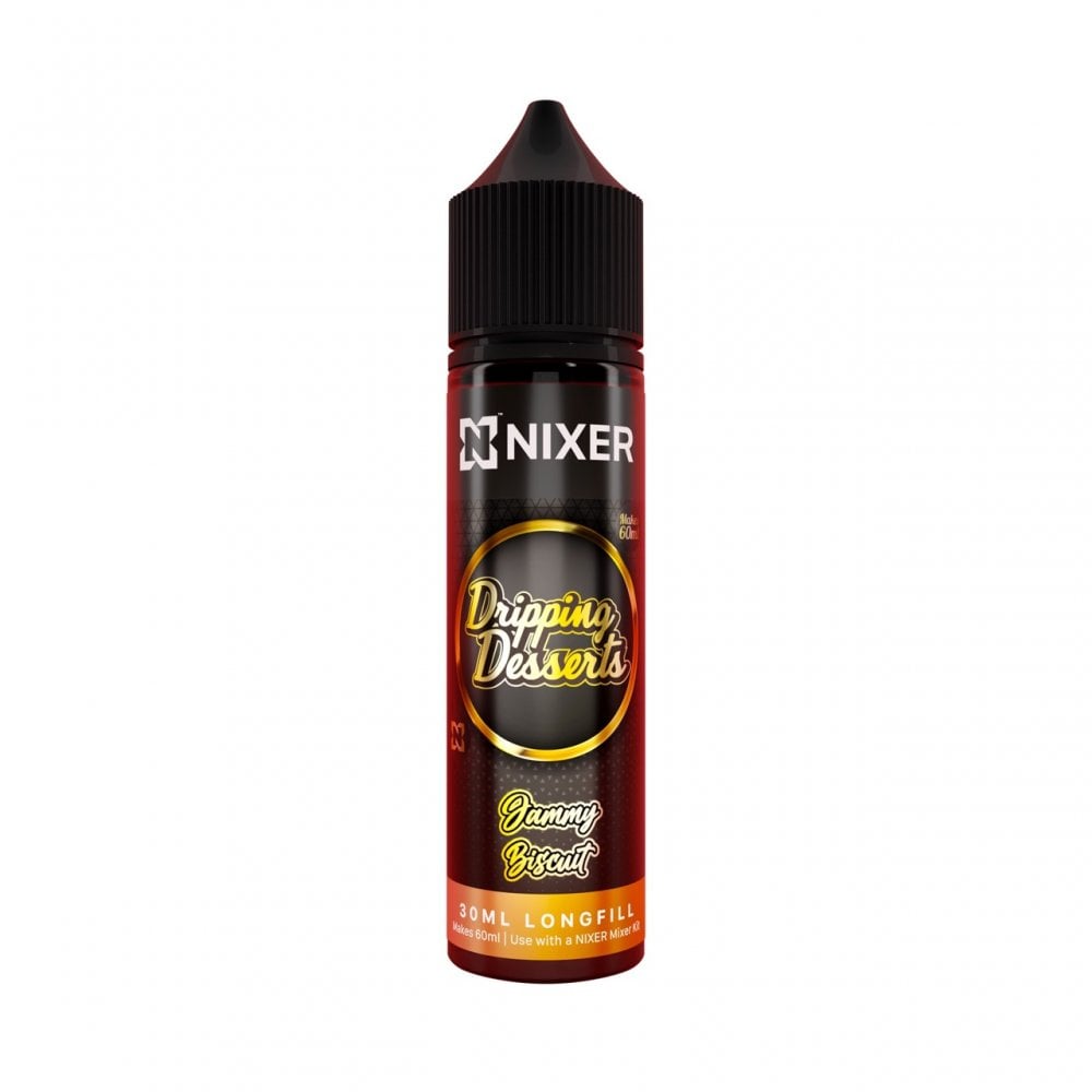 Nixer x Dripping Desserts Jammy Biscuit Longfill E-liquid