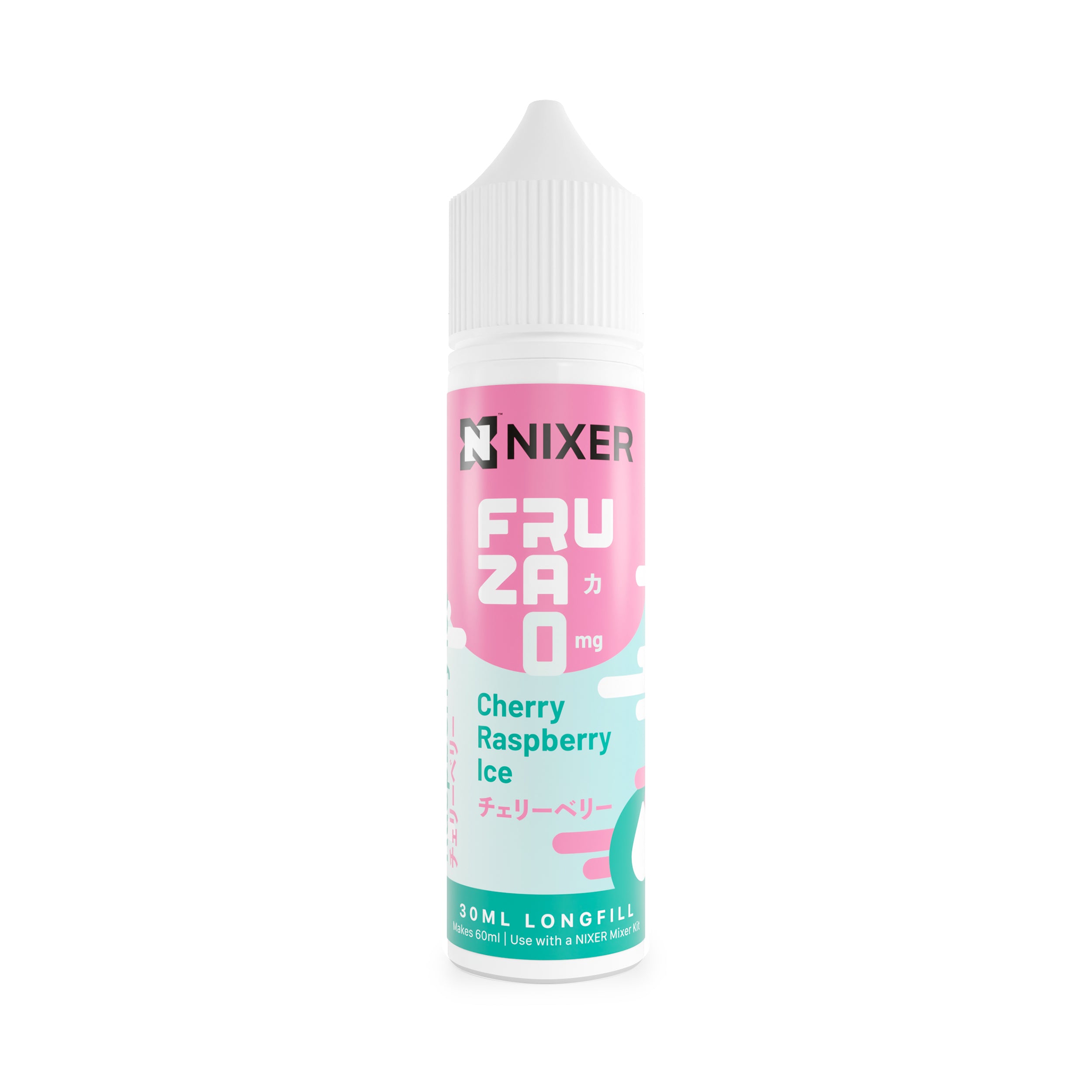 Nixer x Fruza Cherry Raspberry Ice Longfill E-liquid