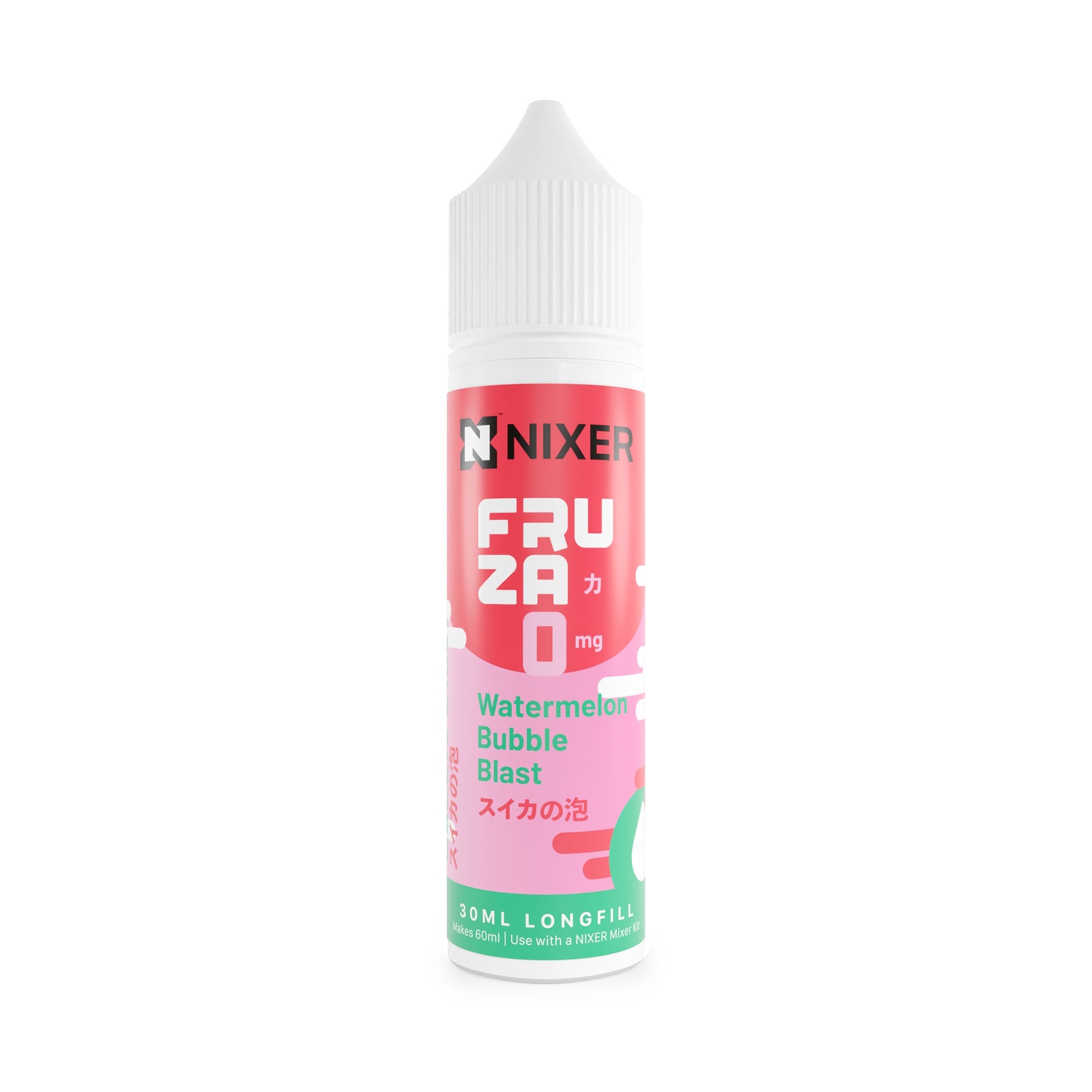 Nixer x Fruza Watermelon Bubble Blast Longfill E-liquid
