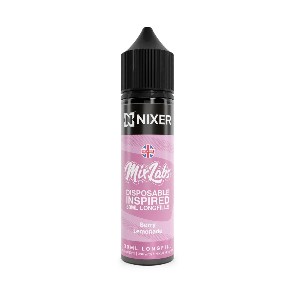 Nixer x Mix Labs Berry Lemonade Longfill E-liquid