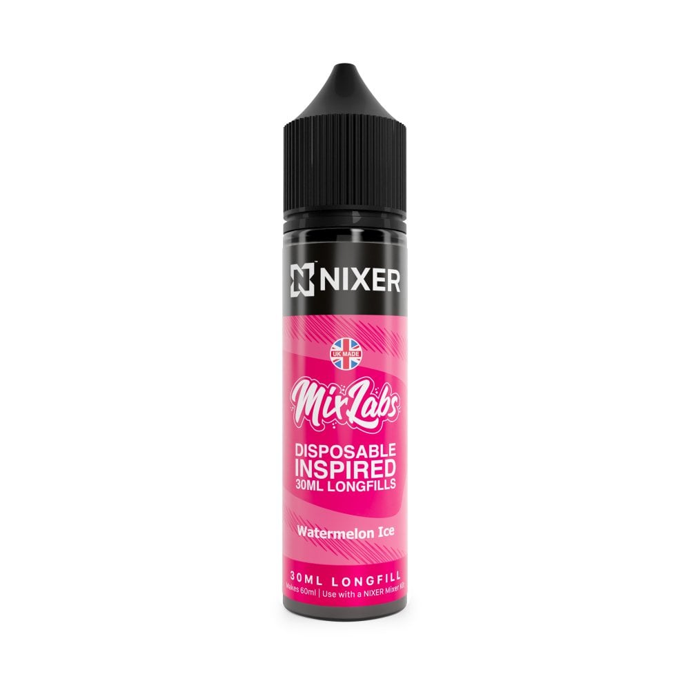 Nixer x Mix Labs Watermelon Ice Longfill E-liquid