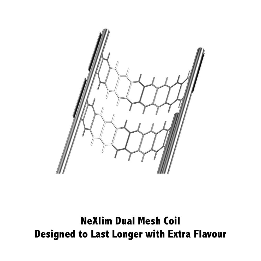 OXVA NeXlim Replacement Pods Dual Mesh Coil design for enhanced flavour