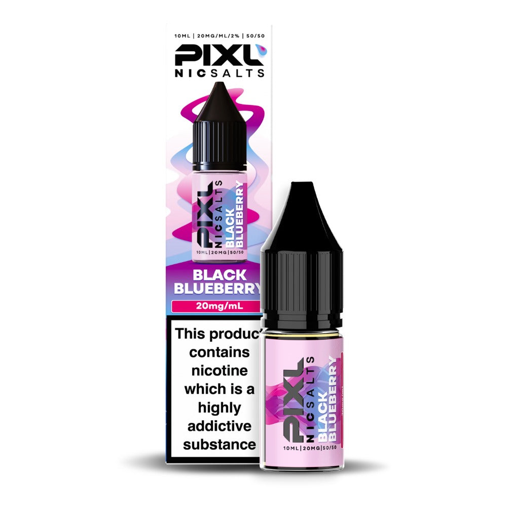 Pixl Nic Salts Black Blueberry flavoured 10ml e-liquid