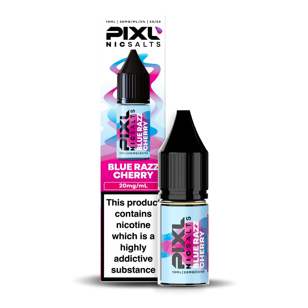 Pixl Nic Salts Blue Razz and Cherry flavoured 10ml e-liquid