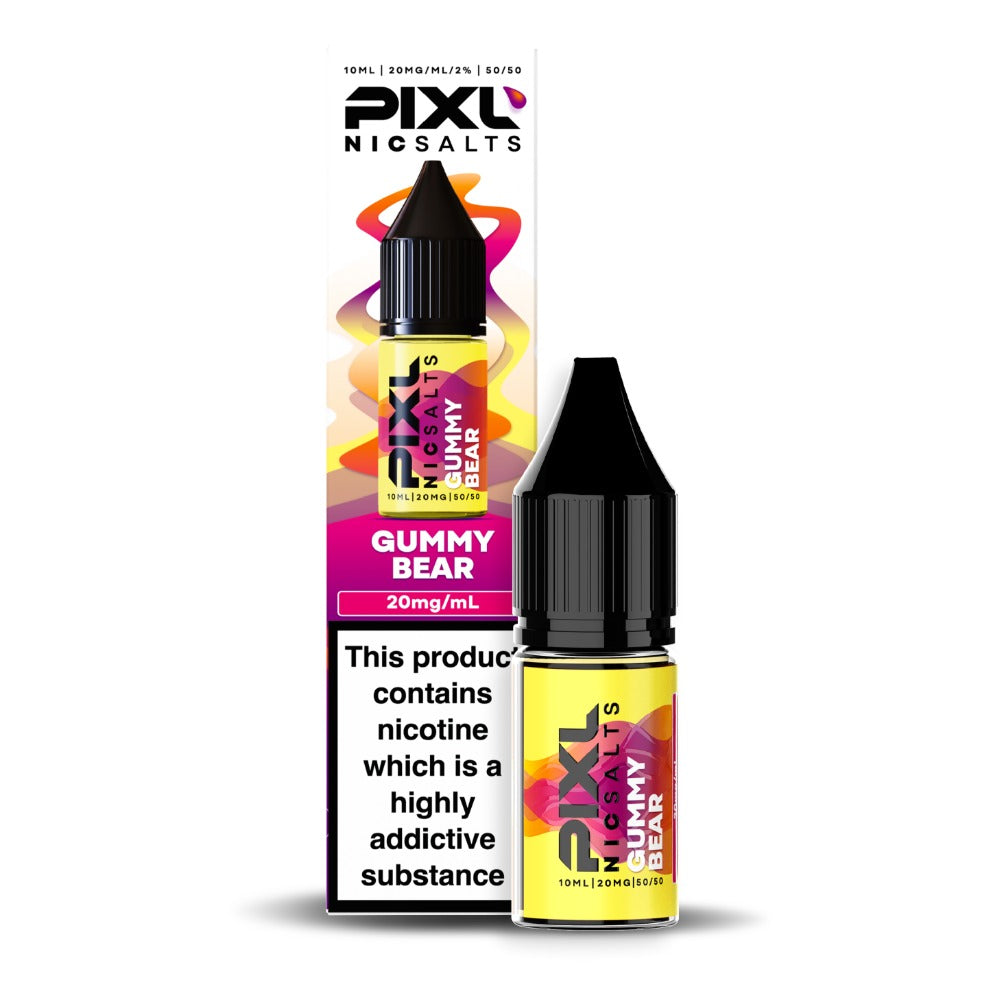 Pixl Nic Salts Gummy Bear candy flavoured 10ml e-liquid
