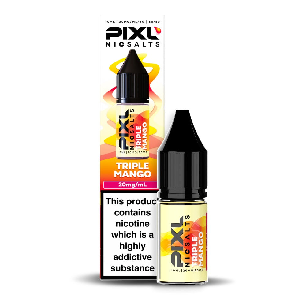 Pixl Nic Salts Mango flavoured 10ml e-liquid