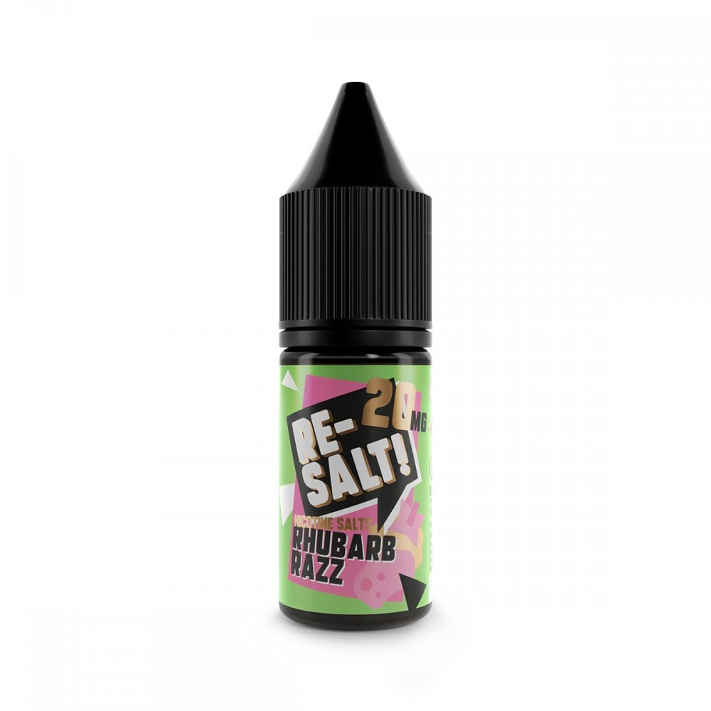 Re-Salt Rhubarb Razz Nic Salts 10ml Bottle Size