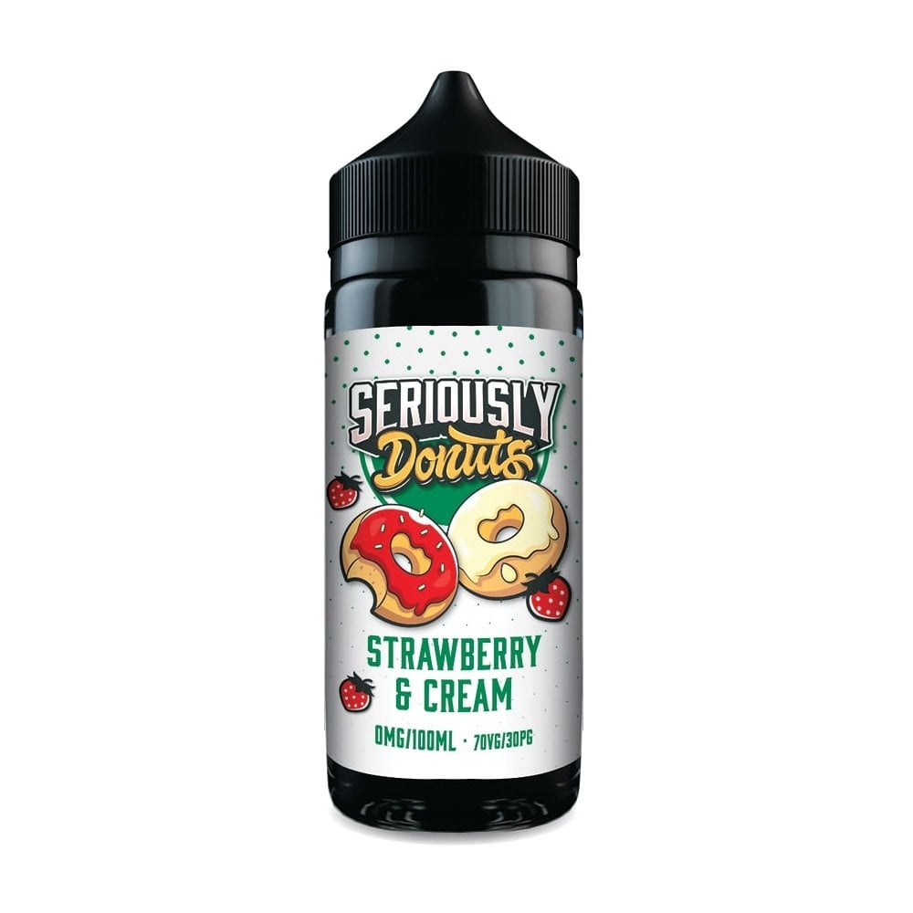 Seriously Donuts Strawberry & Cream 100ml Shortfill E-liquid