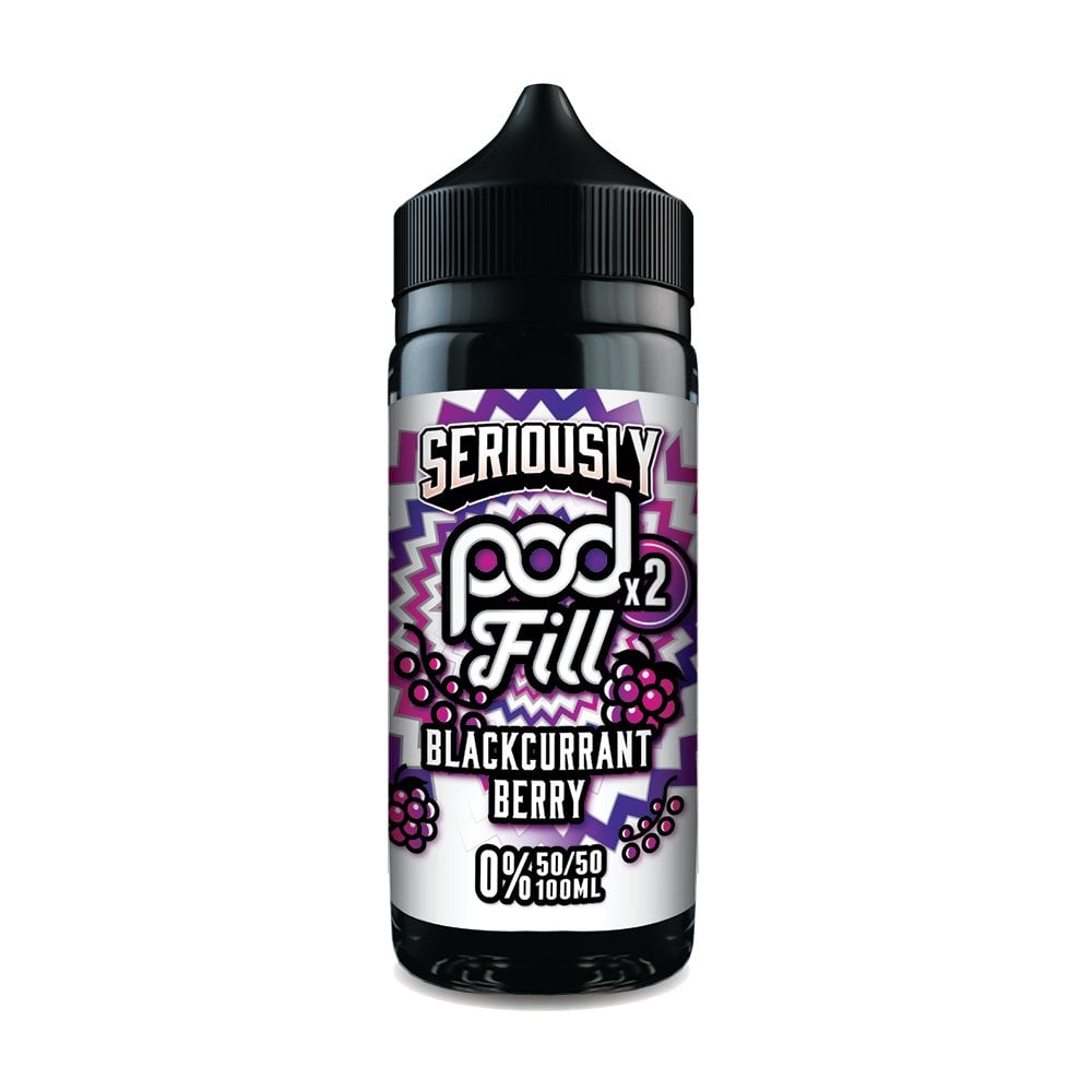 Seriously Pod Fill 2 Blackcurrant Berry 100ml Shortfill E-liquid