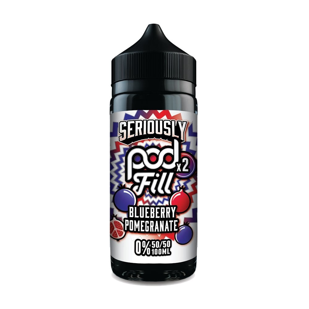 Seriously Pod Fill 2 Blueberry Pomegranate 100ml Shortfill E-liquid