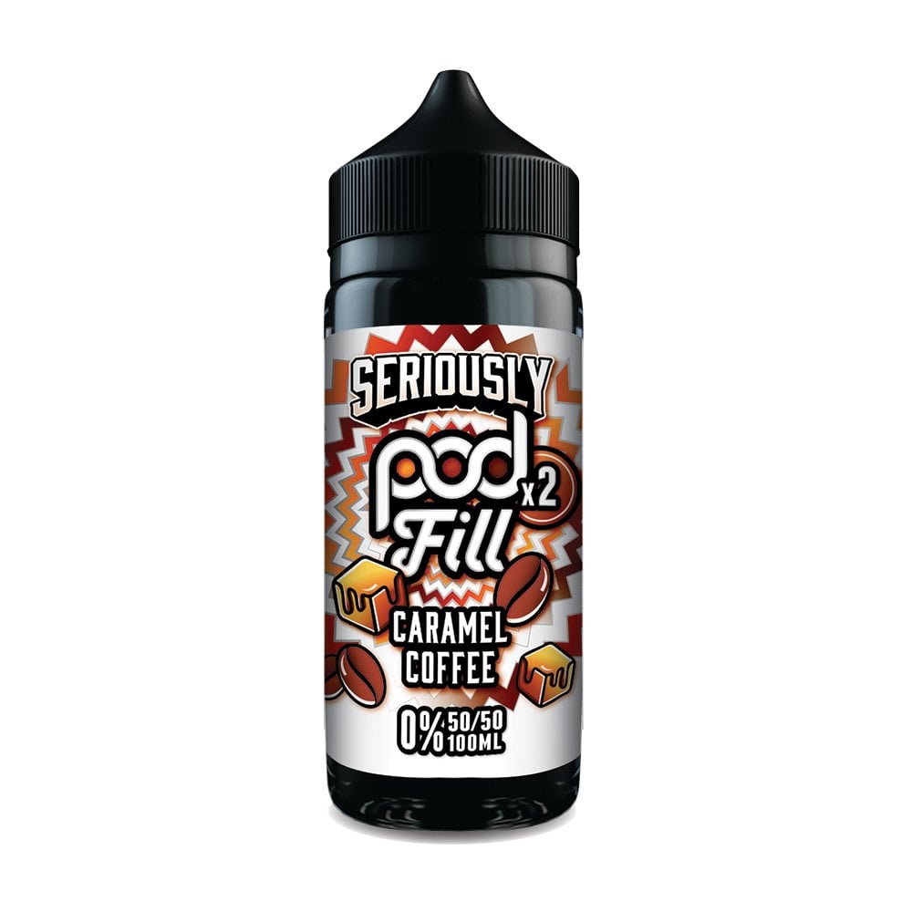 Seriously Pod Fill 2 Caramel Coffee 100ml Shortfill E-liquid