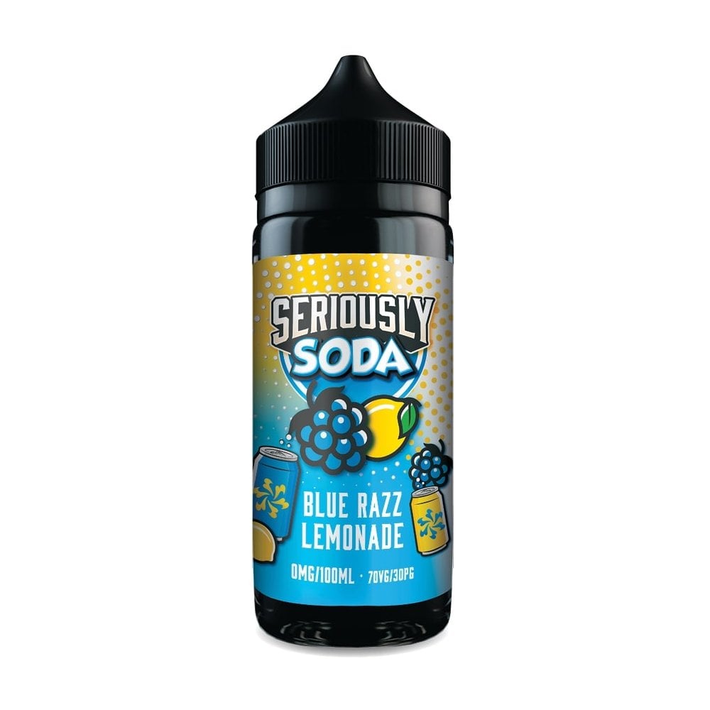 Seriously Soda Blue Razz Lemonade 100ml Shortfill E-liquid