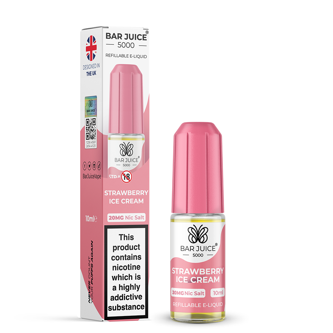 Bar Juice Strawberry Ice Cream
