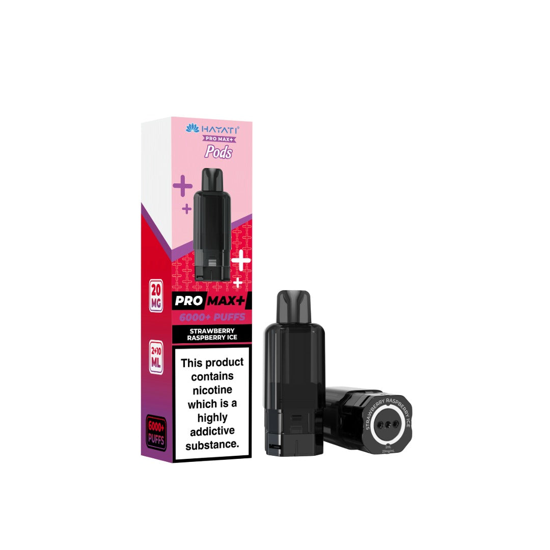 Hayati Pro Max Plus Pods Strawberry Raspberry Ice