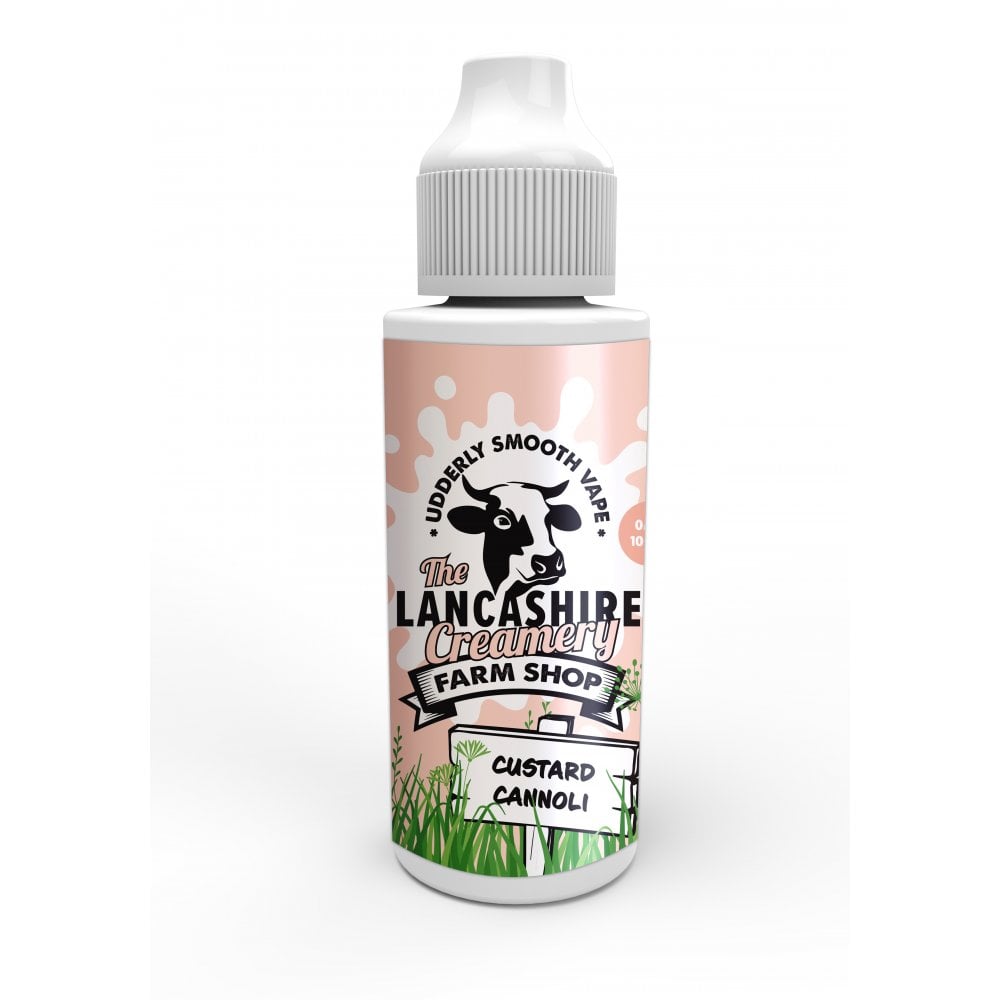 The Lancashire Creamery Custard Cannoli 100ml Shortfill